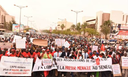 Marche de la presse sénégalaise-min
