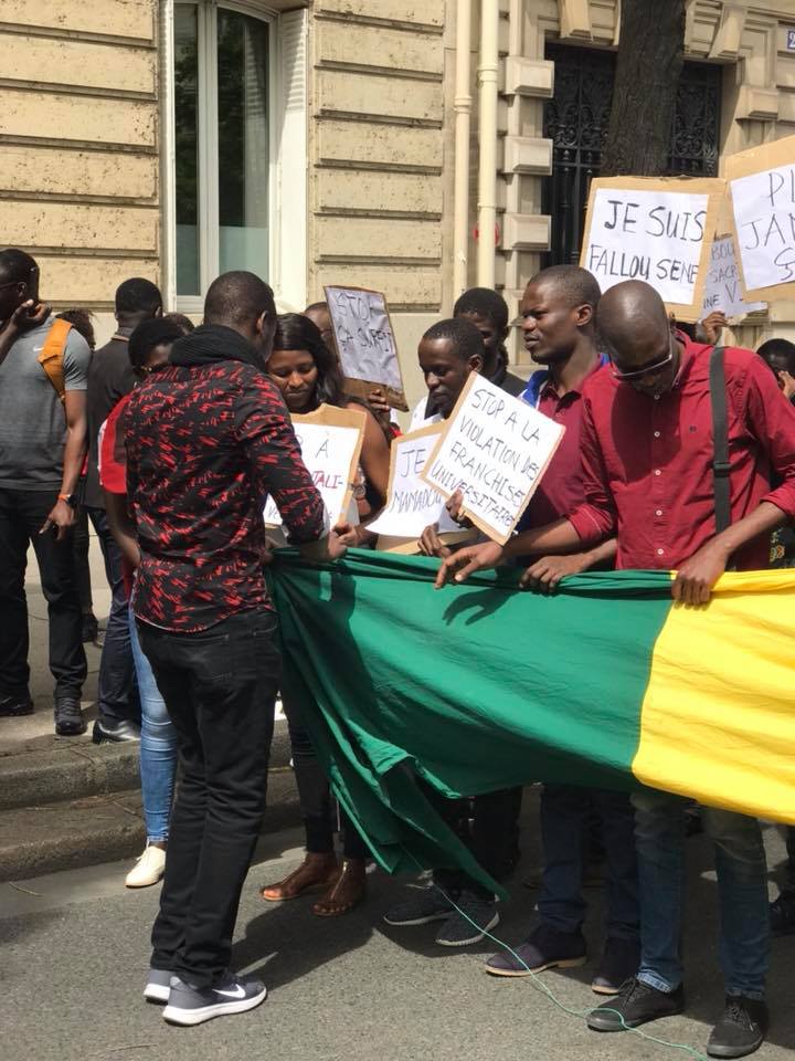 Marche des étudiants Sénégal de France &