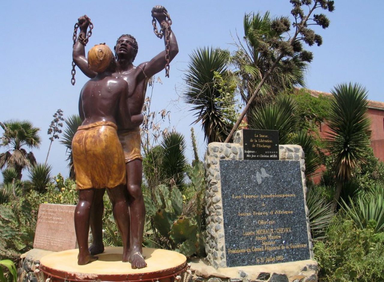 Monument Le commémorant l'abolition de l'esclavage à Gorée