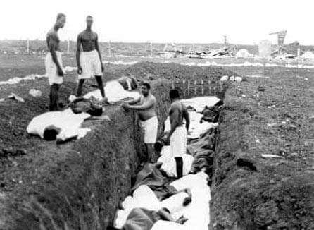 Fosse commune de "tirailleurs" Sénégalais tués par la France à Thiaroye en 1944