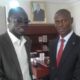 Baba Thioune Avec le Ministre de la Jeunesse Pape Gorgui Ndong