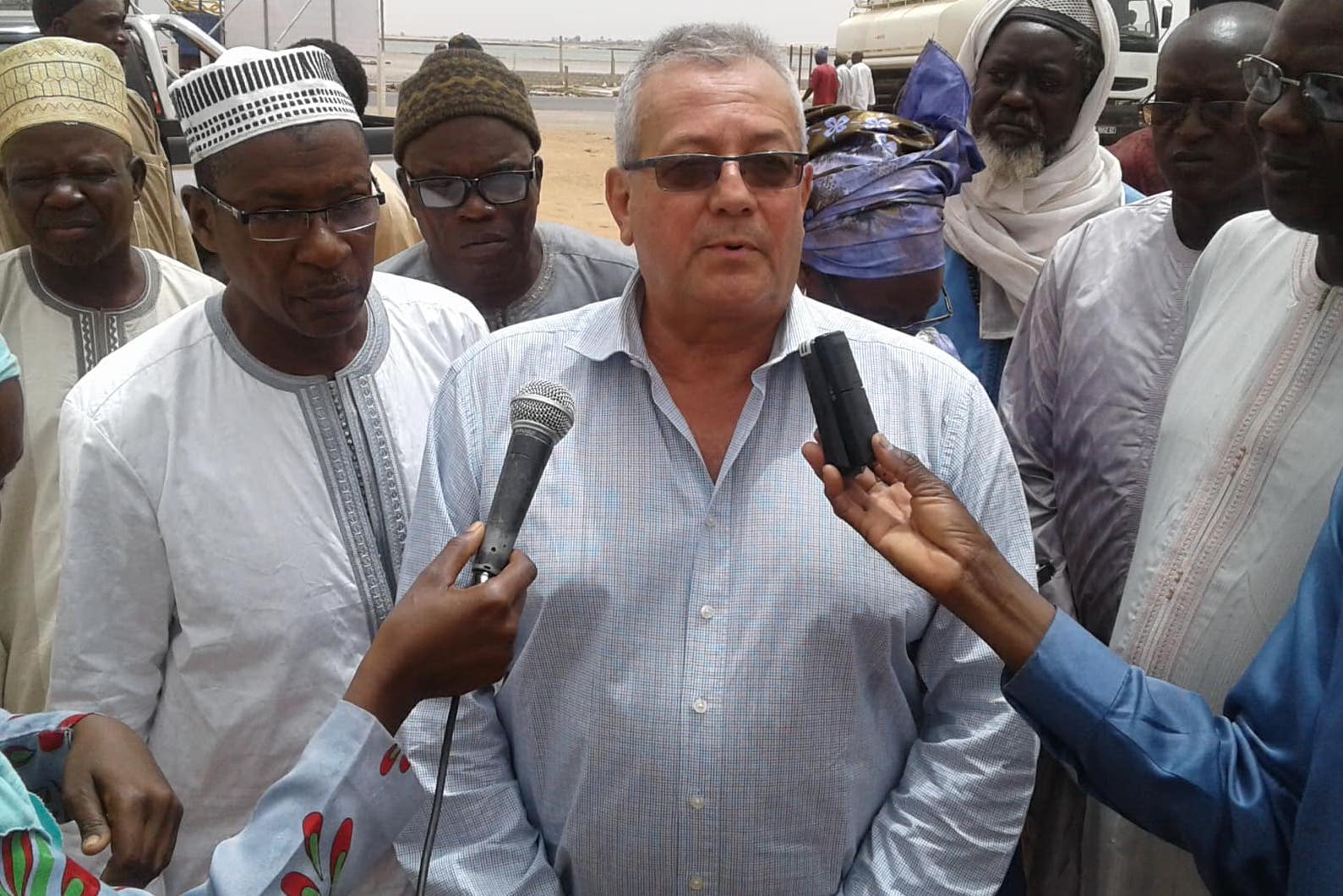 Guy Deschamps, directeur des Salins du Sine Saloum