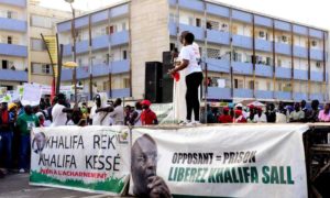 Manifestation de partisans de Khalifa Sall