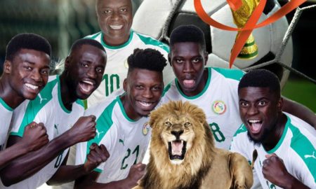 Montage Idrissa Seck lions