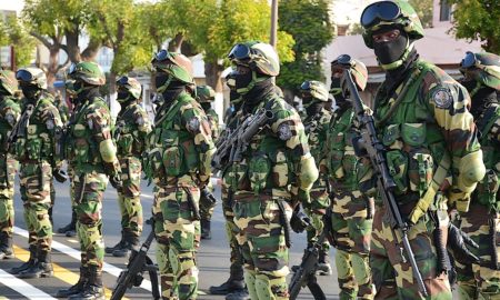 Des militaires de l'armée Sénégalaise