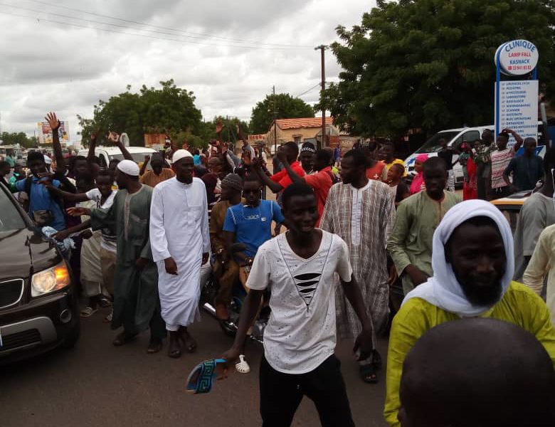 Kaolack : regarder l'arrivée d'imam Alioune Badara Ndao en images