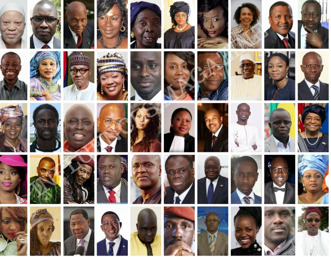 50personnalités les plus influentes de l’Afrique de l’Ouest.