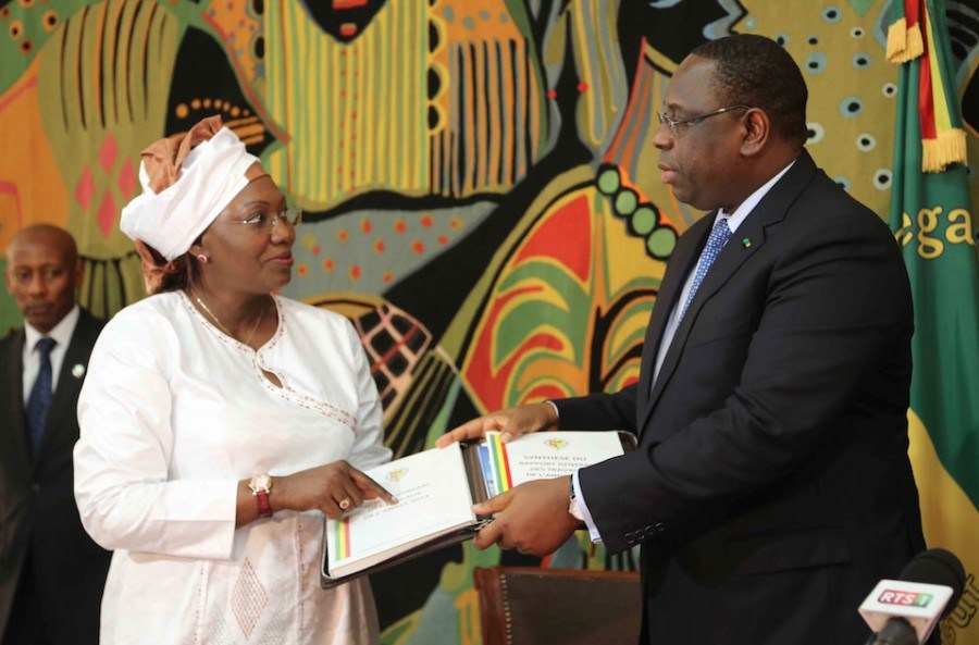 Aminata Talla et Macky Sall