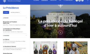 Capture d'écran du site de la Présidence-min