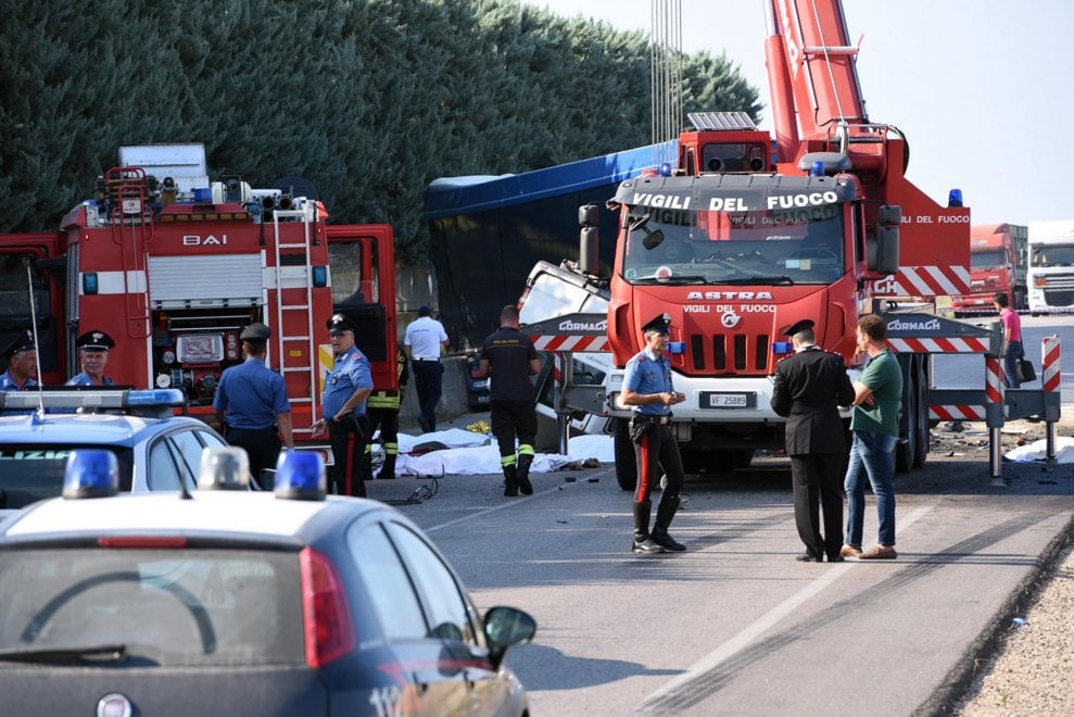 Image de l'accident qui a couté la vie aux Sénégalais en Italie 1