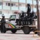 Police sénégalaise lors d'une manifestation-opposition