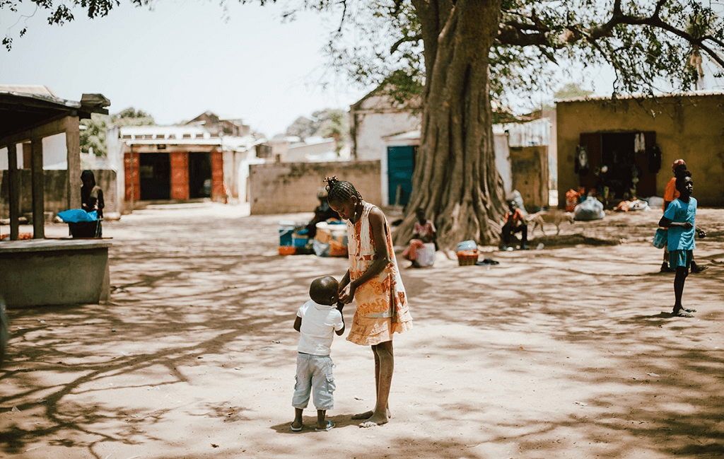 Sine iles du Saloum village