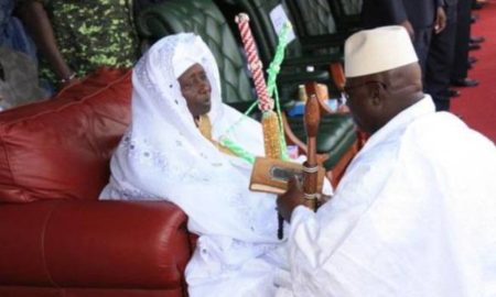 Yahya Jammeh et sa mère