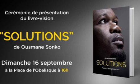 Livre Vision Ousmane Sonko Solution