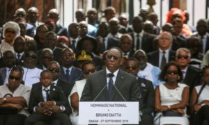 Macky Sall discours Hommage Bruno Diatta