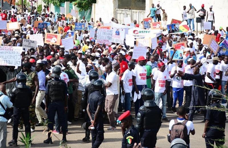 Manifestation au Sénégal