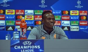 Sadio Mané en Conférence de presse