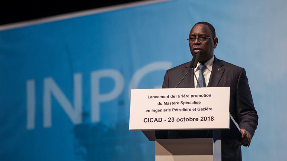 Macky Sall lors du lancement de l INPG2