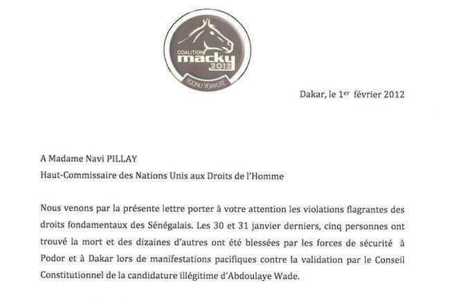 Paroles d'hier à aujourd'hui : Quand Macky Sall alors opposant écrivait au Comité des droits de l'homme de l'ONU