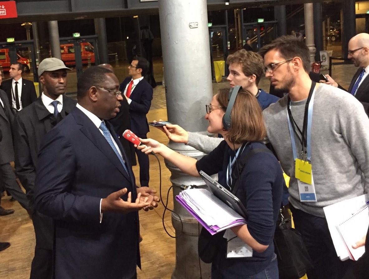 Macky Sall Interview Journalistes