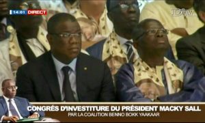 Abdoulaye Baldé au congrès d’investiture de Macky Sall