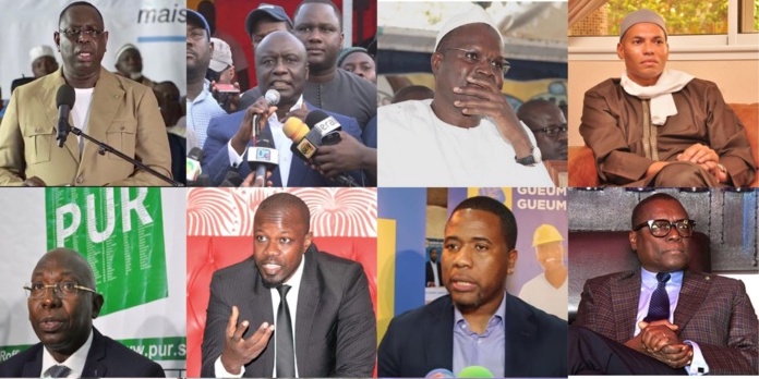 Karim Wade , Khalifa Sall , Ousmane Sonko Ousmane Sonko , PUR , Idrissa Seck, Macky Sall