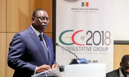 Macky Sall Groupe consultatif de Paris