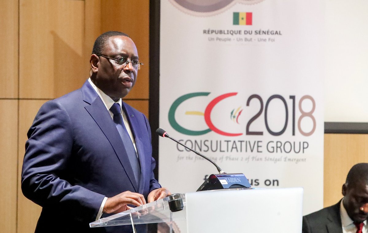 Macky Sall Groupe consultatif de Paris