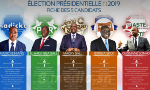 Cinq Candidats présidentielle