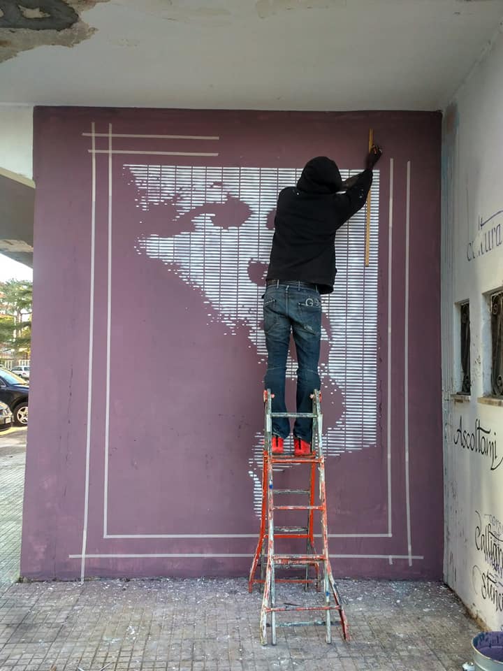 (10 photos) Incroyable: Le portrait de Ousmane Sonko peint sur un mur en Italie