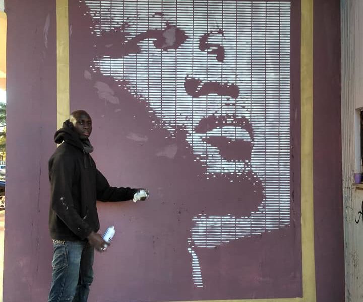 (10 photos) Incroyable: Le portrait de Ousmane Sonko peint sur un mur en Italie