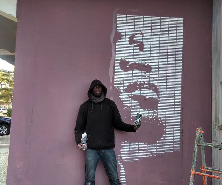 (10 photos) Incroyable: Le portrait de Ousmane Sonko peint sur un mur en Italie