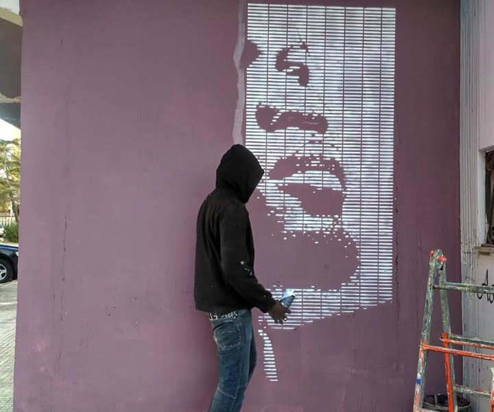 (10 photos) Incroyable: Le portrait de Ousmane Sonko peint sur un mur en Italie