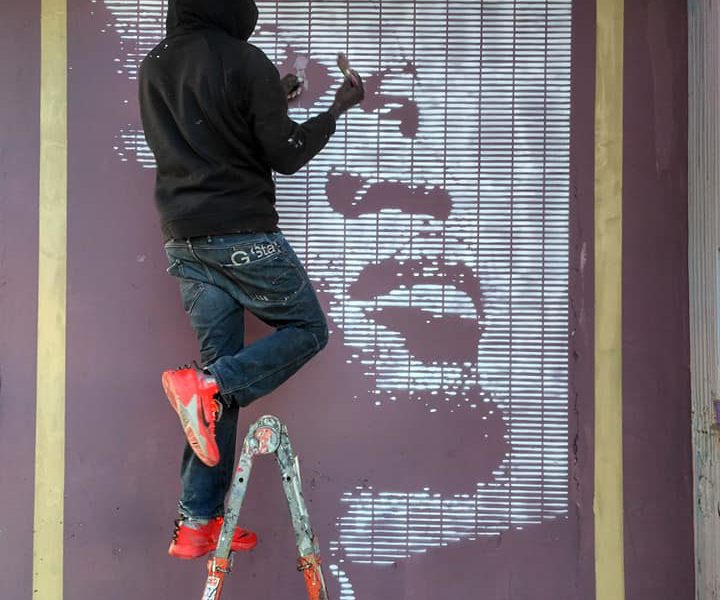 (10 photos) Incroyable: Le portrait de Ousmane Sonko peint sur un mur en Italie