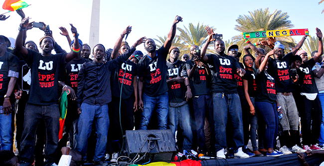 Manifestation du mouvement Yen a marre à Dakar