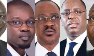 Les cinq candidats Présidentielle Sénégal