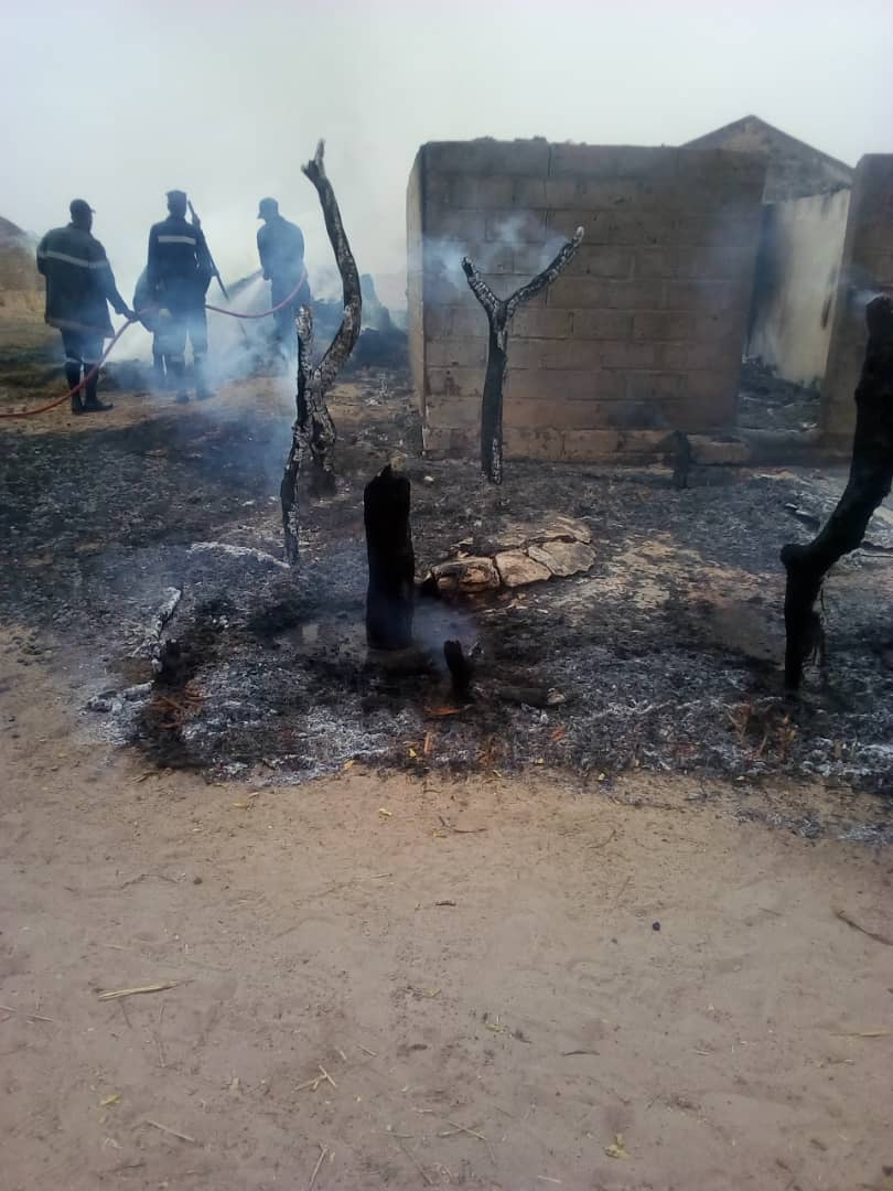 Ndiaffate : un incendie ravage 3 cases à Keur Kanta