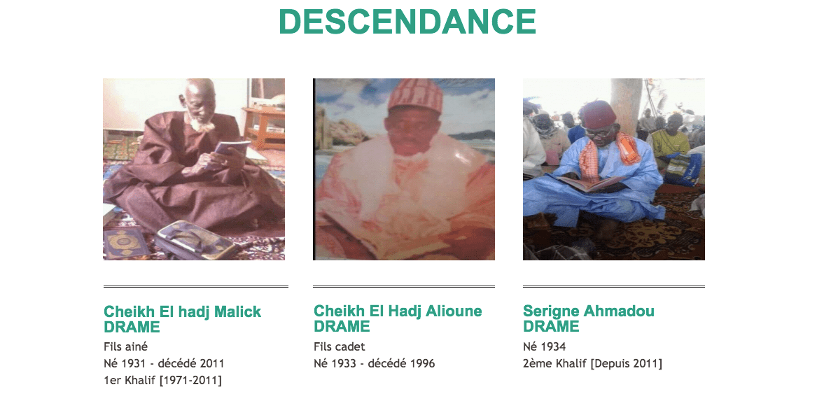 DESCENDANCE Cheikh Seydi El Hadj Omar Drame 1-min