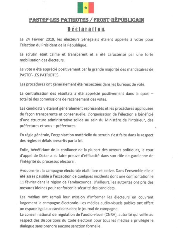 Appel au dialogue : un nouveau courant dans Pastef, désavoue Ousmane Sonko