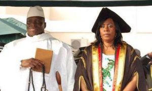 Yahya Jammeh et Fatoumata Jahumpa-Ceesay