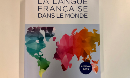 Couverture du livre «La langue française dans le monde».