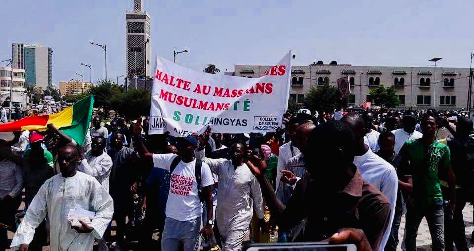 manifestation de musulmans du sénégal