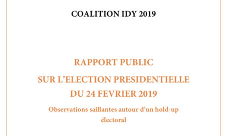 Livre blanc : les grandes lignes du rapport public sur la Présidentielle du 24 février 2019 de la coalition Idy2019