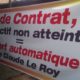 Affiche réclamant la démission de Claude Le Roy