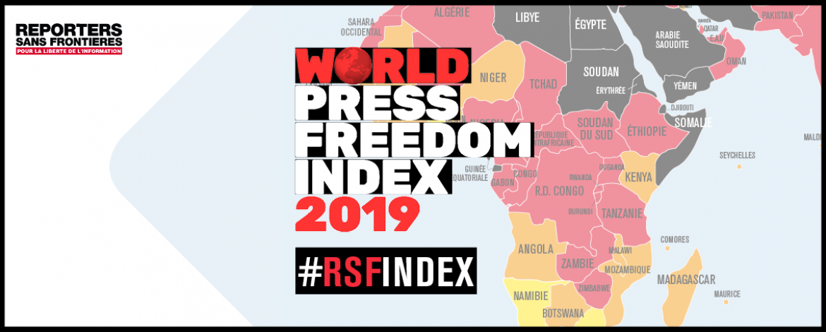 Classement RSF 2019 reporter sans frontière