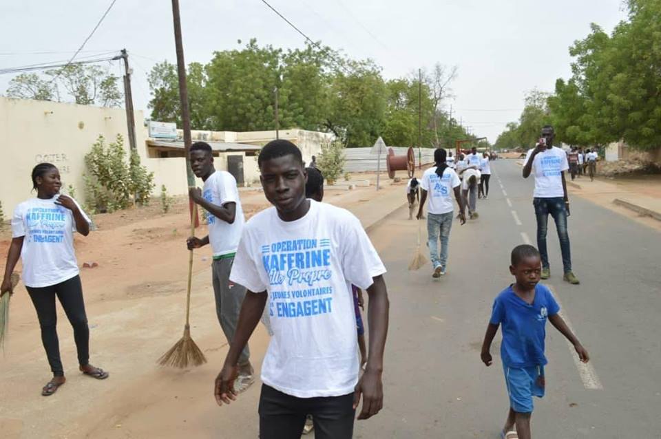 Cadre de vie-"Ville propre"  : à Kaffrine, les jeunes suivent déjà la voie indiquée par le Président Macky Sall