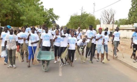 Cadre de vie-"Ville propre"  : à Kaffrine, les jeunes suivent déjà la voie indiquée par le Président Macky Sall