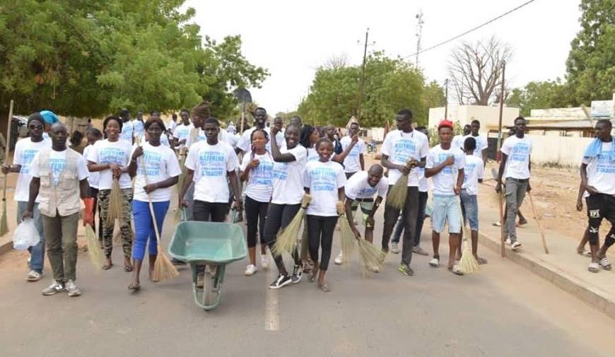 Cadre de vie-"Ville propre"  : à Kaffrine, les jeunes suivent déjà la voie indiquée par le Président Macky Sall