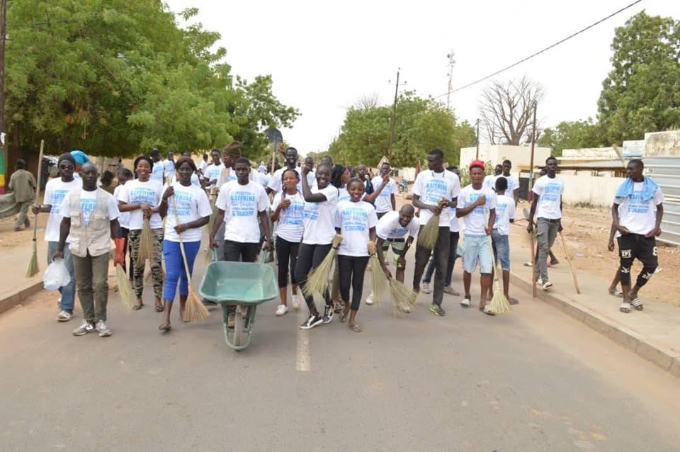 Cadre de vie-"Ville propre"  : à Kaffrine, les jeunes suivent déjà la voie indiquée par le Président Macky Sall