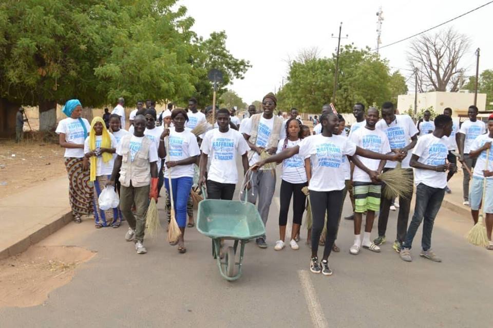 Cadre de vie-"Ville propre"  : à Kaffrine, les jeunes suivent déjà la voie indiquée par le Président Macky Sall